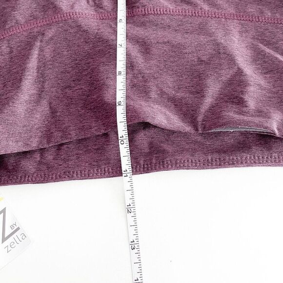 Z By Zella Women's Leggings High Waist Stretchable Burgundy Fig Size Small NWT - Picture 9 of 10